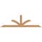 Ekena Millwork Richland Smooth Timber Gable Bracket, Western Red Cedar, 72"W x 21"H x 3 1/2"D x 3 1/2"F, 7/12 Pitch GBW072X21X0404RIC00SWR - alternate 1